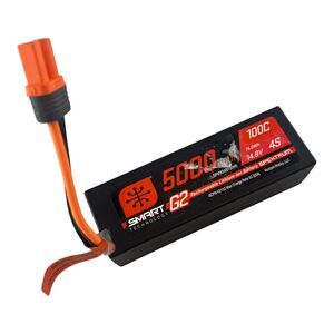 Spektrum Accessories 5000mAh 4S 14.8V Smart G2 LiPo 100C IC5 SPMX54S100H5